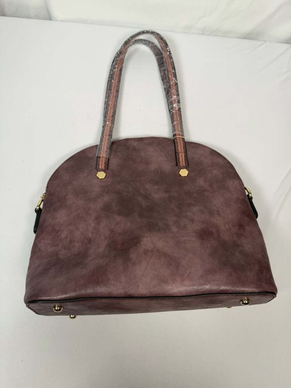 Mellow World Rory Dome Shoulder Bag in Dark Purple - Picture 4 of 14